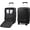 Jet Black, variant on Carry On Luggage 22x14x9 Airline Approved, Expandable Hard Shell Suitcase with Spinner Wheels, USB Charging Port & Front Pocket, PC Hardside Rolling Luggage with TSA Lock for Travel