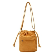 Hovmgk Canvas Shoulder Bag 9×7 Inch, Casual Storage Pouch, Water-Resistant, Spacious, Multi-Pocket – Ideal for Commutes, Trips, Suitable for Office Workers, Students, Khaki