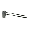 thumbnail image 4 of Oakley Square Wire Polarized Black Iridium Rectangular Men's Sunglasses OO4075 407505 60, 4 of 4