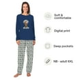 thumbnail image 2 of Believe Sasquatch Dog And Owner Matching Christmas Pajamas With Plus Size And Pockets, 2 Pieces, Cotton And Poly, 2 of 7