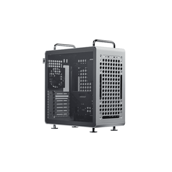 Cooler Master QUBE 540 High-Airflow ATX Mid-Tower Case, 415mm GPU Clearance Max, Designed Ready RTX 5090|RX 9070 XT, Tempered Glass, Modular & Customizable Design, Reversible I/O Panel - Moonstone