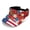 American flag Flowers, variant on HELLHERO 250th Anniversary Eagle Breathable Sun Visor Hat, Polyester Fabric Lightweight Athletic Sun Visor Cap Adjustable Sports Visor Hat for Women