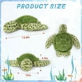 thumbnail image 6 of Niuniu Daddy 20" Turtle Stuffed Animals,3.3lb Weighted Green Sea Turtles Plush Toy, Giant Turtle Pillow with Soft Faux Fur, Gift for Baby, Kids & Adults, 6 of 16