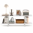 thumbnail image 4 of Furinno TURN-N-TUBE 2-Tier 47.2" Wide Toolless Book Shelf White, 4 of 5