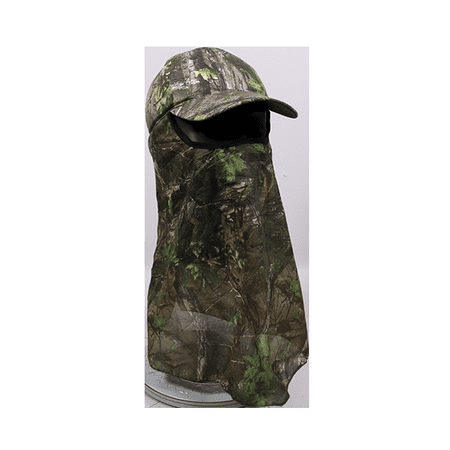 Realtree Xtra Green Turkey Hunting Cap With Face Mask Bug