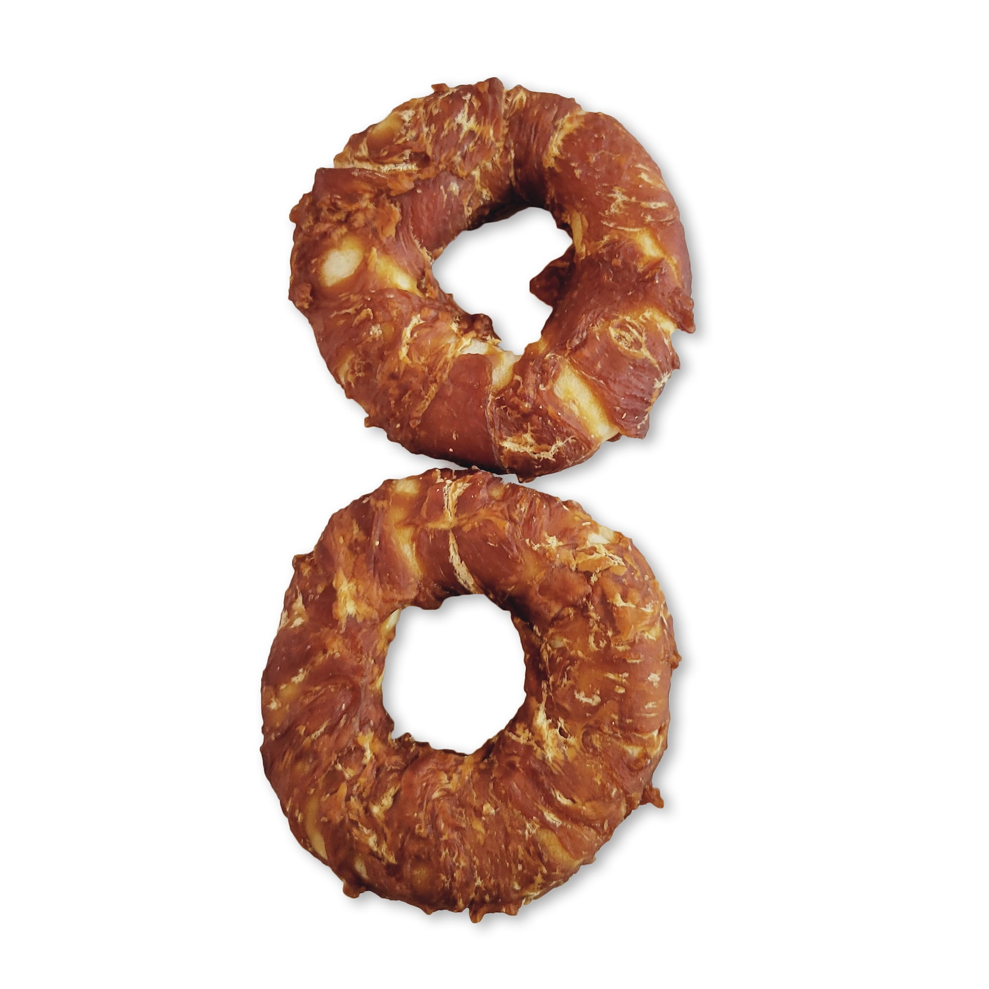 Dogit SnackBar Rawhide Dog Chews Chicken-Wrapped Donuts (3") Small