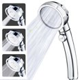 thumbnail image 1 of Topdeal Shower Head, 3-Settings Shower Heads with Handheld, High Pressure Anti-Leak, Adjustable, Chrome, 1 of 7