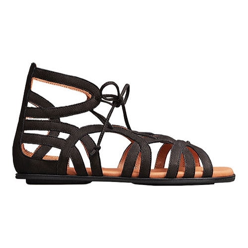 Gentle Souls Women's Break My Heart Gladiator Sandal, Size: 6 M, Black