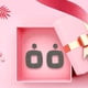 thumbnail image 2 of Pendientes con cuentas Exquisitos Bohemian Talla Crafts Hoop Pendiente Joyería Decoración Tejido Ear Drops Día de San Valentín Gray Inevent AP008652-05, 2 of 5