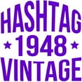 thumbnail image 2 of CafePress - Hashtag 1948 Vintage - Large Beach Towel, Soft 30"x60" Towel with Unique Design, 2 of 3