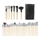 thumbnail image 1 of Juego de 32 brochas de maquillaje de nailon suave para sombras de ojos, rubor y polvos sueltos con bolsa de almacenamiento (color de registro), 1 of 14