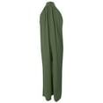 thumbnail image 5 of Combinaisons pour Femmes Combinaison pour Femmes Grande Taille Été Plage Sans Manches Couleur Unie Décontractée Mode Combinaison à Jambes Larges Vert Armée G, 5 of 5