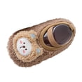 thumbnail image 3 of Toddler Sock Shoes Baby Socks Shoes Bear Cartoon Soft Rubber Sole Floor Socks Shoes Baby Sneakers Walking Shoes Babies Coffee 18 Months-24 Months, 3 of 6