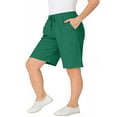 thumbnail image 2 of Diufon Women's Plus Size Shorts Oversize Loose Shorts for Sport Running Drawstring Athletic Shorts with Pockets, 2 of 9