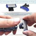 thumbnail image 3 of 4 Pcs Têtes de Rechange pour Microtouch Solo Rasoir pour Hommes Tondeuse Électrique, 3 of 4