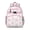 Cute Pig, variant on Owl Print Waterproof Backpack - Lightweight Student Bag with Chest Strap, Hand-Drawn Cartoon Owl, Vintage Boho Style, Durable for Daily Commute