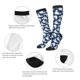 thumbnail image 3 of Fotbe Shark Calcetas Divertidas Estampadas para Hombre y Mujer, Calcetas de Algodón hasta la Rodilla para Caminar, Correr, Enfermería y Embarazo, 3 of 6