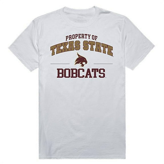Texas State University Property Tee Shirt - White - Extra Large