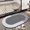 Gray(round), variant on Non-Slip Quick Dry Bath Rugs, Super Absorbent Foot Mat Bath Carpet for Bathroom, Bathtub, Shower and Sink 59"x17.7"