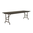thumbnail image 5 of Correll CFA2460PX Adjustable Height .75 in. High Pressure Top Folding Table, WALNUT, 5 of 8
