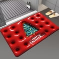thumbnail image 6 of Qocolhg Door Mat, Christmas Mat,Christmas Door Mat, Christmas Door Mat Outdoor, Christmas Welcome Mat, Christmas Day Carpet Bathroom Non-Slip Bathroom Absorbent Floor Mats Household Foot Mats, 6 of 6