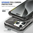 thumbnail image 6 of ELEHOLD for iPhone 12 Pro Max Case Heavy Duty Rugged Cover with 360° Rotation Foldable Ring Kickstand Support Magnetic Car Mount MagSafe Charging Compatible Shockproof Protective Case,gray, 6 of 8
