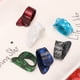 thumbnail image 4 of 12pcs dedo pulgar púas de guitarra paletas clavos plectrums púas de guitarra de celuloide para bajo (rojo / blanco / / azul claro / azul oscuro / verde cada color 2 piezas), 4 of 4