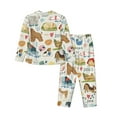 thumbnail image 2 of Bingfone Womens Pajama Sets Dogs Funny Pets Print,Long Sleeve Loungewear Pajamas Set-X-Large, 2 of 9