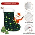 thumbnail image 5 of Yiaed Dinosaurs Print Christmas Stockings, Christmas Stockings Hanging Ornaments, Christmas Stockings for Family Christmas Holiday Decorations, 5 of 7
