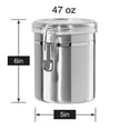 thumbnail image 4 of Oggi Stainless Steel 47 Oz. Canister with Clear Lid, 4 of 5