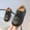 Black, variant on IVEYRTF Girls British Style Lace-Up Leather Shoes Casual and Classic Flats Kids Comfortable Small Shoes(White,4-4.5 Years)