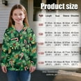 thumbnail image 7 of Uorisanigo Girls Half Zip Sweatshirt Oversized Long Sleeve Pullover Crop Tops School Drop Shoulder Christmas Tree Candy Cane Pullover Top Fall Fashion Outfits Clothes Quarter-Zip Jacket Shirts, 7 of 7