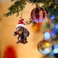 thumbnail image 5 of Para Encantadores Cachorro Adorno Perro Dibujos Animados Mochila Acrílica Navidad Interior Del Coche, 5 of 5