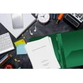 thumbnail image 2 of Better Office Products Green Plastic 2 Pocket Folders with Prongs, Heavyweight, Letter Size Poly Folders, 24 Pack, with 3 Metal Prongs Fastener Clips, Green, 2 of 3