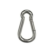 Attwood 12415L3 Marine Carabiner — Spring-Loaded Closure, Stainless Steel, 575-Pound Max Safe Load, 5/16-In. x 3 1/8-In. Long