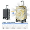 thumbnail image 6 of Disketp White Rose Elastic Travel Luggage Cover Travel Suitcase Protective Cover For Trunk Case Apply To 18''-32'' Suitcase Cover-Medium, 6 of 9