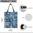 thumbnail image 7 of Yuyamidu Cowboy Car Garbage Bag Daisy Car Trash Bag Hanging Car Back Seat Organizer Foldable Car Storage Bag Accessories Garbage Bin for Automotive Car SUV Truck, 1 Piece, 7 of 7