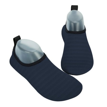 

Quick-Dry Water Socks Barefoot Shoes for Water Sports Yoga Exercise Men Women Navy Blue