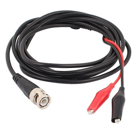 uxcell Coaxial Cable BNC Male to Two Alligator Clip Oscilloscope Probe Test Lead Cable