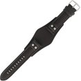 thumbnail image 1 of Correa De Reloj 22mm Cuero Negro Ch-2586 - Lb-ch2586, 1 of 4