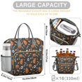 thumbnail image 5 of Gray Halloween Pumpkins Skulls and Bones Womens Lunch Box for Work,Insulated Large Lunch Bag for Tween and Teen,Loncheras Para Mujer,Leakproof Adult Lunch Bag for Work,Beach,Travel,Picnic,Camping, 5 of 7