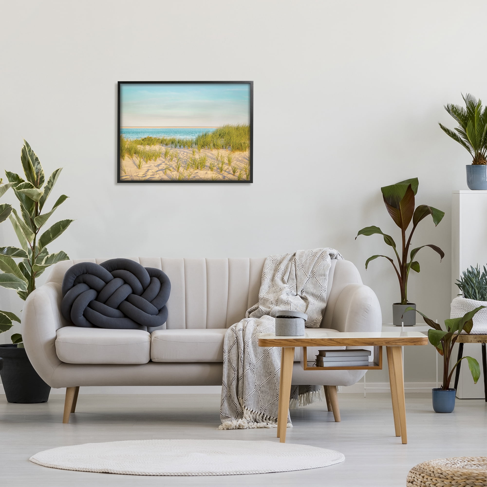 Stupell Home Décor Industries Tall Grass Sand Dunes Nautical Beach Landscape, 24 x 30, Designed by Brooke T. Ryan