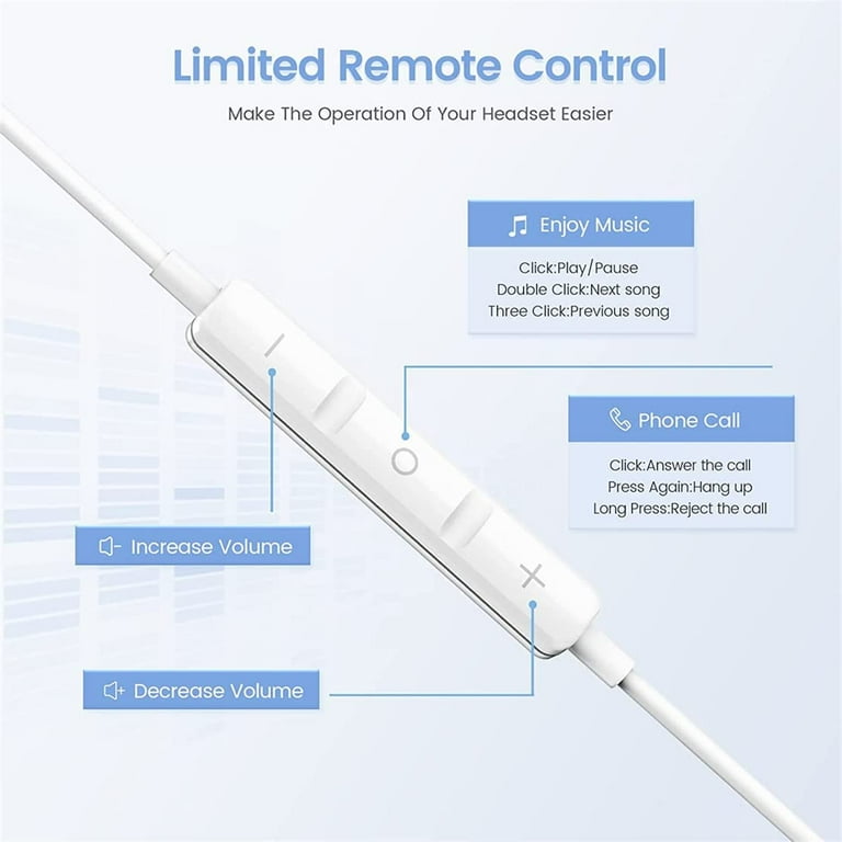 Apple earphones controls sale