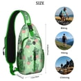 thumbnail image 5 of Sling Backpack Trendy Sling Backpack Cactus Gym Sports Travel Hiking Daypack Chest Bag Small Backpack for Women Men, 5 of 6