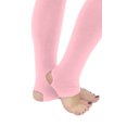 thumbnail image 3 of Vivian's Fashions Long Leggings - Cotton/Stirrup, Misses Size (Pink, 5X), 3 of 3