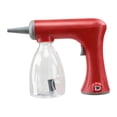 thumbnail image 4 of Máquina de espuma recargable, dispositivo eléctrico portátil de burbujas para peinar el cabello. Rojo, 4 of 9