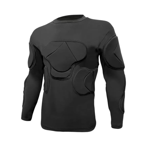 liilaimic Padded Shirt Protective Soft Adjustable Goalie Helmet Padded Football Pants for Paintball Basketball