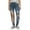 Light blue, variant on Pull On Jeans For Women Ripped Skinny Curvy Lightweight Comfortable Casual Jeans Blue L