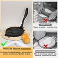 thumbnail image 3 of Prensa de Tortilla Aleación Aluminio, Máquina para Hacer Tortillas Quesadilla Antiadherente Alta Resistente, Herramienta Cocina Prensa Manual de Burrito Roti Maíz Omelette Tacos Chapati Pan Pizza, 3 of 4