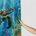 thumbnail image 3 of Orinice  Sea Turtle Shower Curtain-  Cute Ocean Turtles Bathroom Decor with 12 Hooks -Sea Turtle Animal Curtains - Modern Home Bedroom Decor &amp; Festival Gifts Teen Adult 60x72, 3 of 7